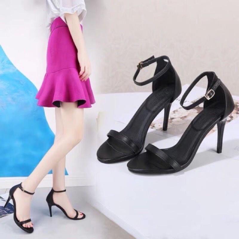 Giày sandal gót nhọn 9p