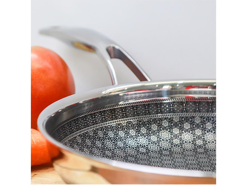 Chảo KIMS COOK Noon Song inox 3 lớp đáy từ chống dính 2 mặt