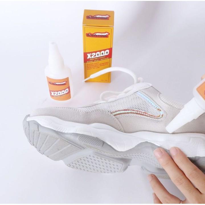 Keo dán x2000 siêu dính, keo dán đa năng dán tất cả vật liệu bằng gỗ, thủy tinh, dán nhựa an toàn với da tay