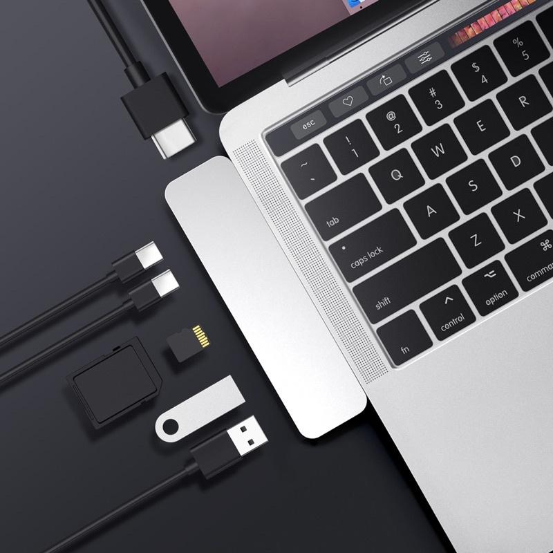 CỔNG CHUYỂN HYPERDRIVE DUO 7-IN-2 USB-C HUB FOR MACBOOK PRO/AIR - HÀNG NHẬP KHẨU