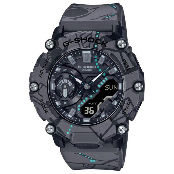 Đồng Hồ Nam Dây Nhựa Casio G-Shock GA-2200SBY-8A Carbon Core