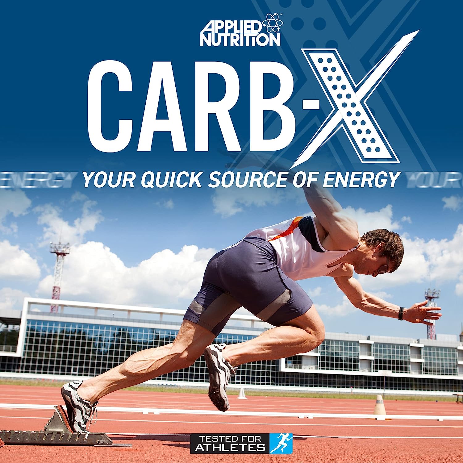 Carb X (1.2Kg 48 Serving) - Carbohydrates Hòa Tan Nhanh - Cung Cấp Và Phục Hồi Năng Lượng Nhanh Chóng Tinh Bột Nhanh Từ Anh Quốc