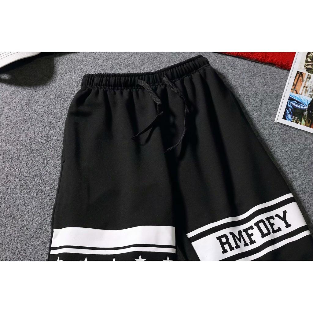 Quần short thể thao ống rộng in hình ngôi sao thời trang mùa hè dành cho nam
