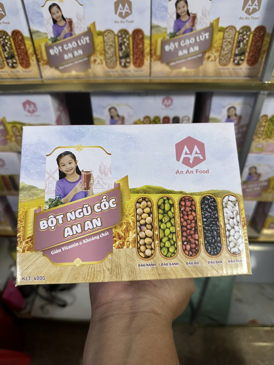 BỘT NGŨ CỐC 400G LƯỢNG ĐƯỜNG THẤP HỮU CƠ TỰ NHIÊN