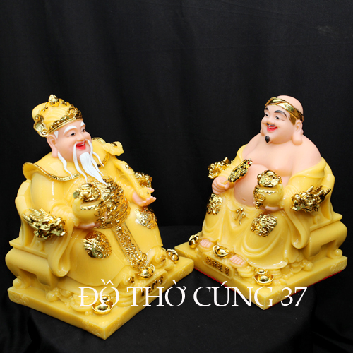 THẦN TÀI THỔ ĐỊA PHÚ QUÝ - MÀU VÀNG