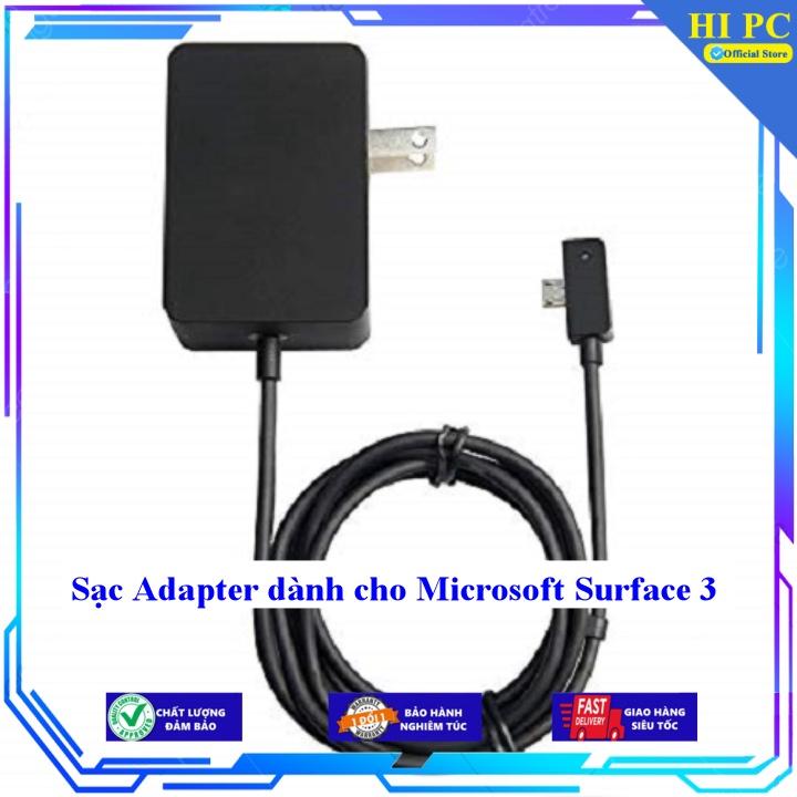 Sạc Adapter dành cho Microsoft Surface 3 - Kèm Dây nguồn - Hàng Nhập Khẩu