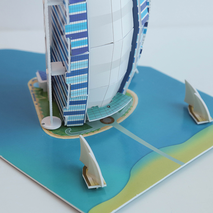 Big World Xếp Hình 3D_Tháp Burj Al Arab Dubai