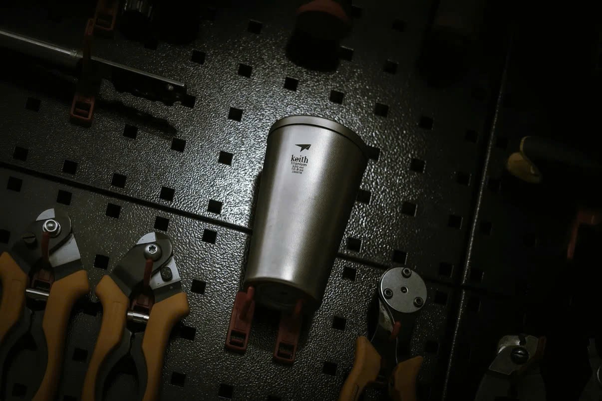 Cốc cà phê 2 lớp Keith Titanium Ti3150 320ml