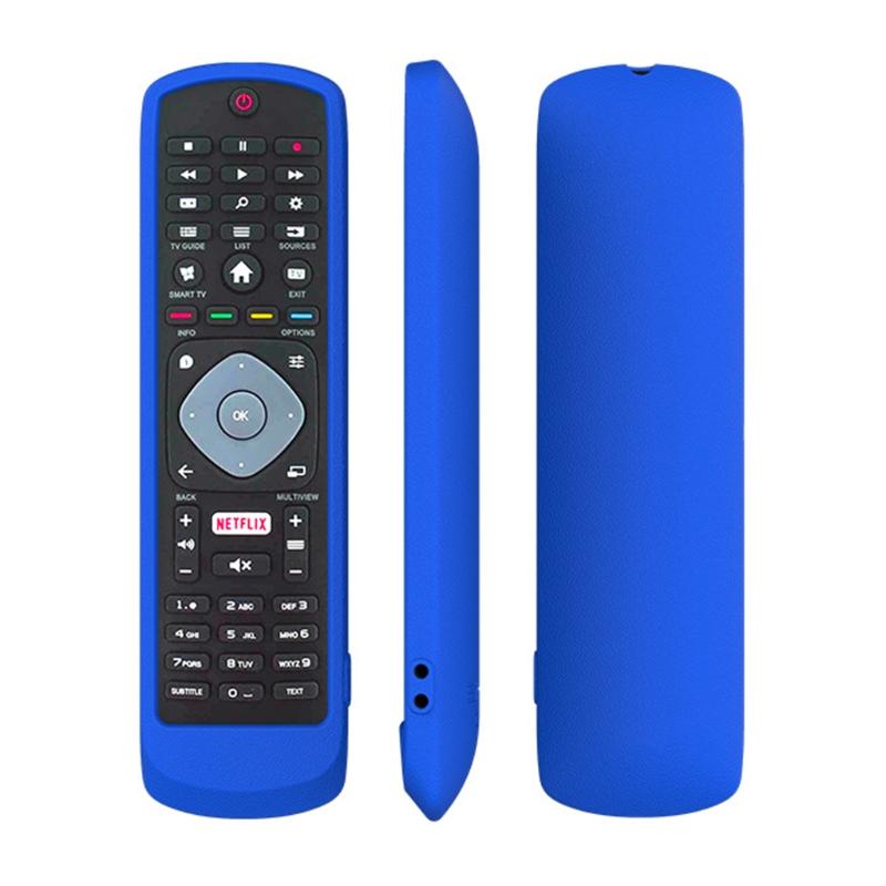 Điều Khiển từ xa cho Ốp Lưng Silicone Chống Sốc Bảo Vệ Có Thể Giặt Da cho Philip dành cho Smart TV Netflix Bộ Điều Khiển TV