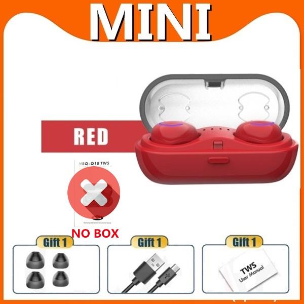 Bản gốc Q18 TWS tai nghe không dây Bluetooth 5.0 Tai nghe chống thấm đầu tai nghe Tai nghe Nhiễm Thể thao Giảm nhiễu bằng mic