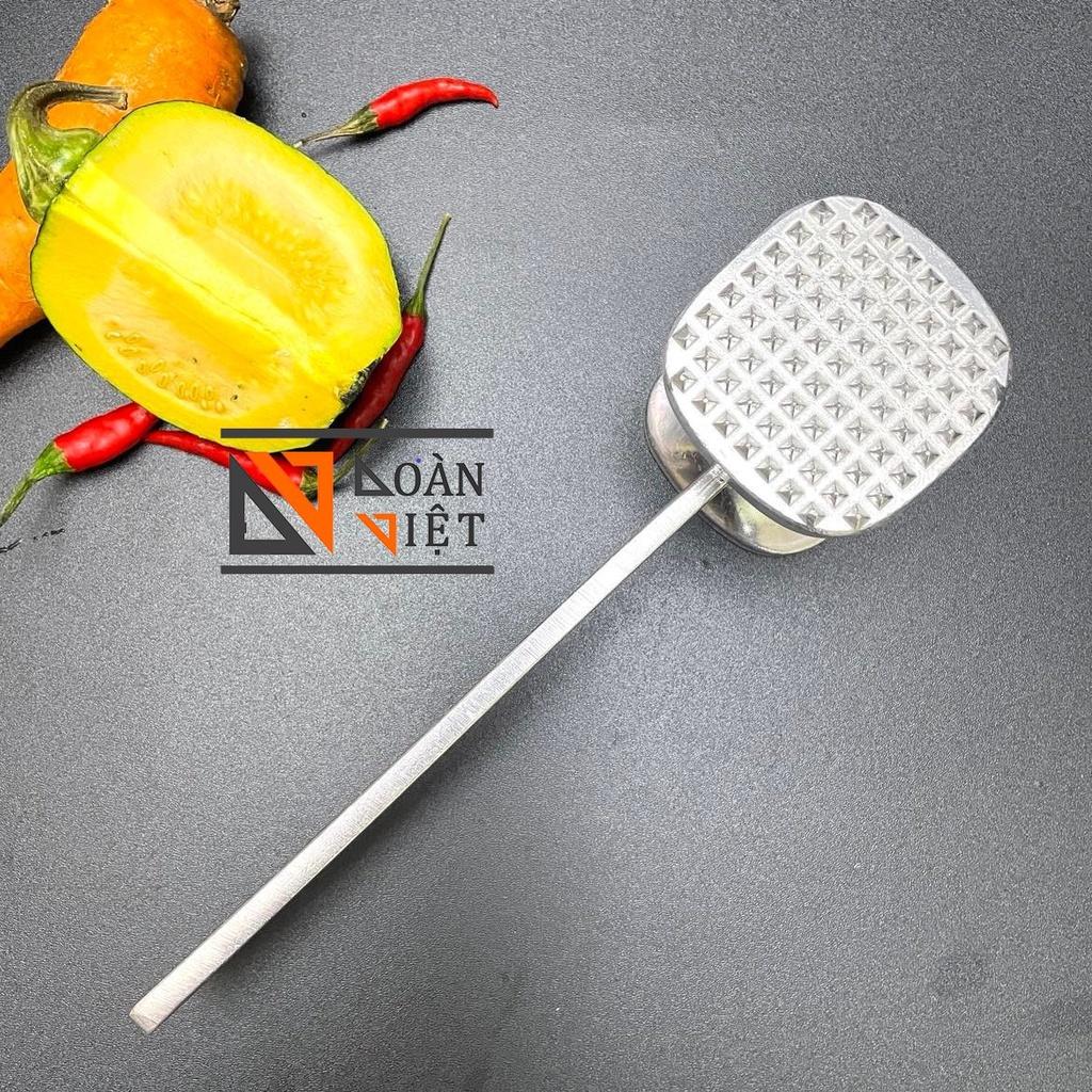 BÚA đập thịt, hành, tỏi , gừng 23 cm - INOX không rỉ - ĐỒ DÙNG CHUYÊN DỤNG NHÀ BẾP