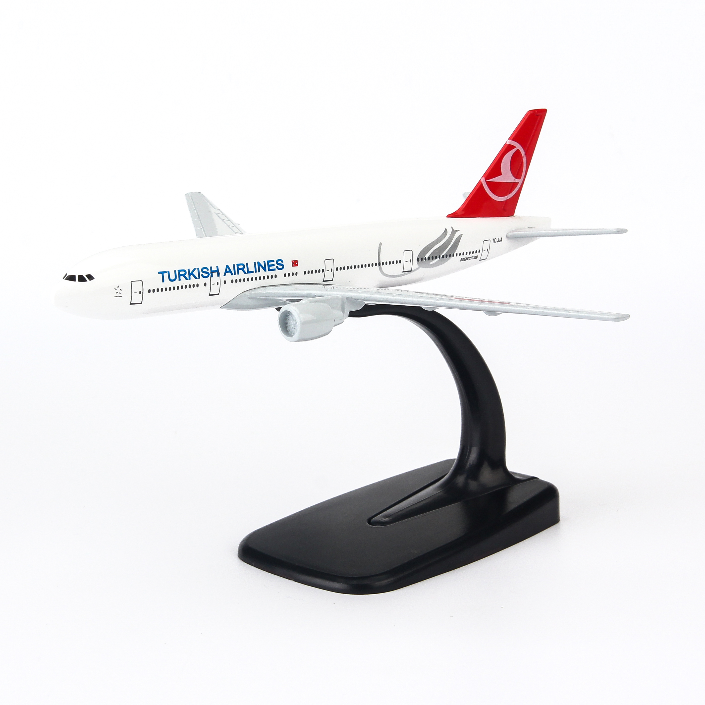 Mô Hình Máy Bay Trưng Bày Boeing 777 Turkish Airlines Everfly (Trắng)