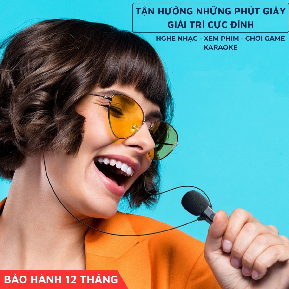 Tai Nghe Có Mic Hát Karaoke KT-02 Kết Nối Type-C, Micro Thu Âm, Nghe Nhạc Cực Đã-Hàng Chính Hãng