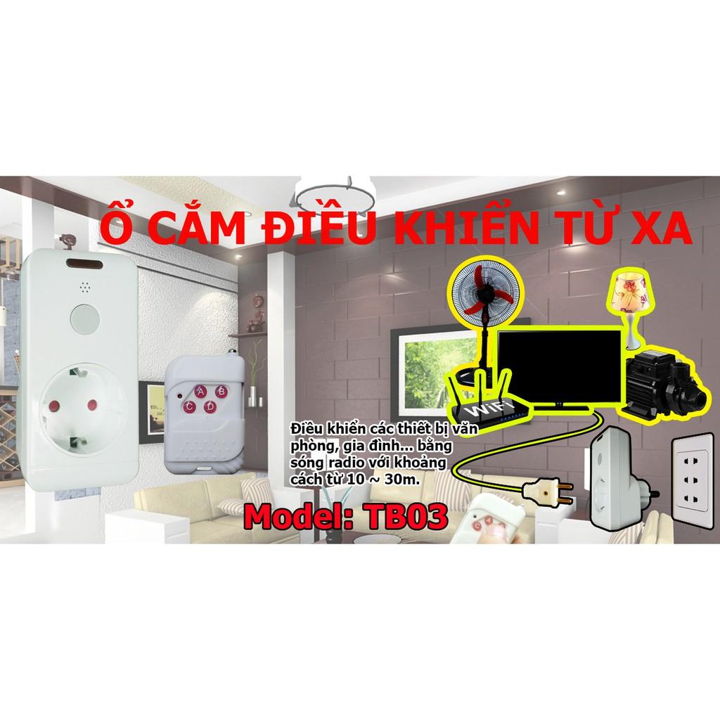 Ổ CẮM ĐA NĂNG ĐIỀU KHIỂN TỪ XA KAWASAN TB03 - HÀNG CHÍNH HÃNG