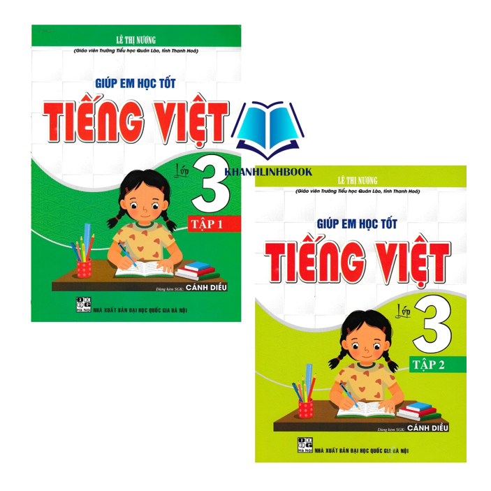 Combo Giúp Em Học Tốt Tiếng Việt Lớp 3 - Tập 1 + 2
