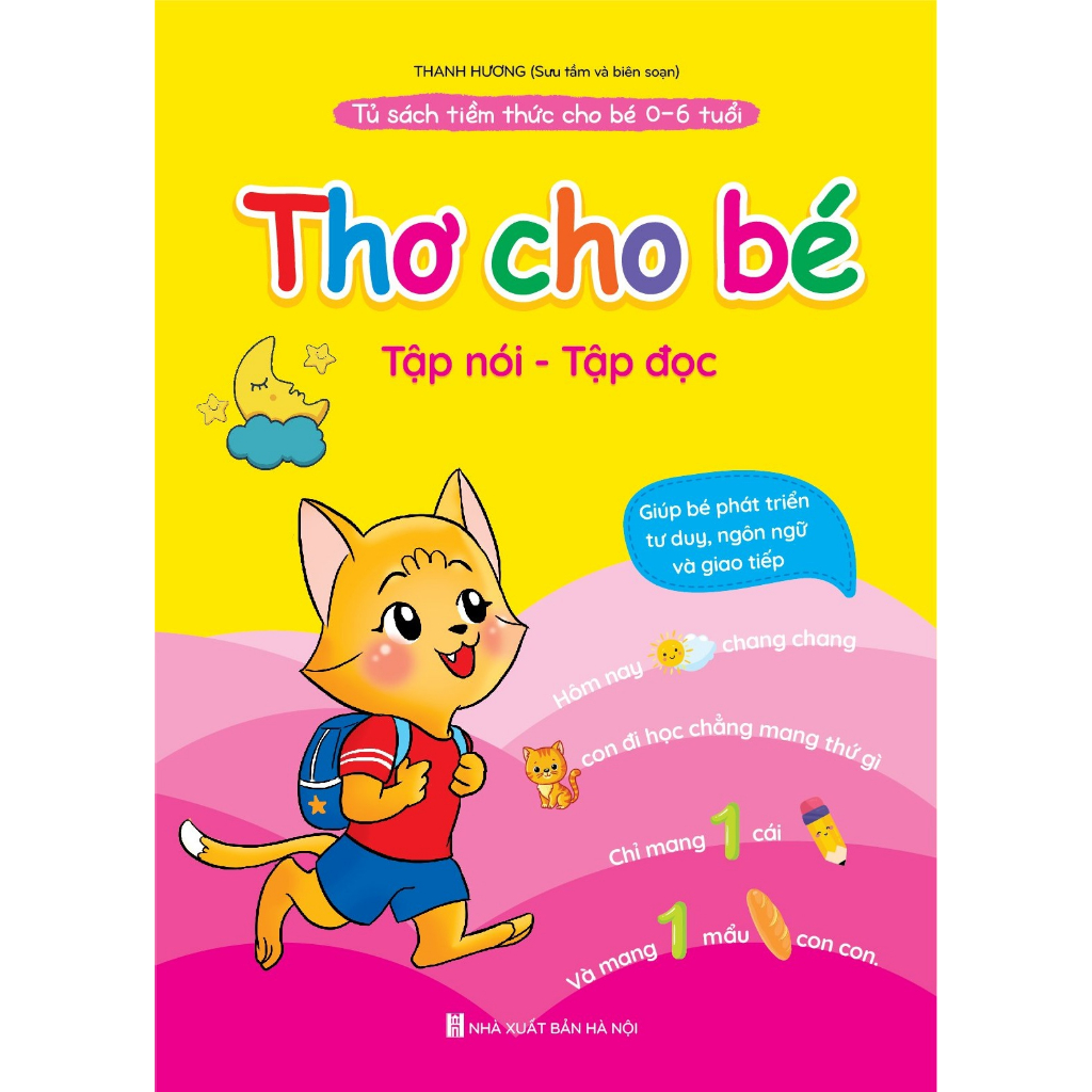 Sách - Thơ truyện đồng dao câu đố truyện tiềm thức cho bé tập nói tập đọc