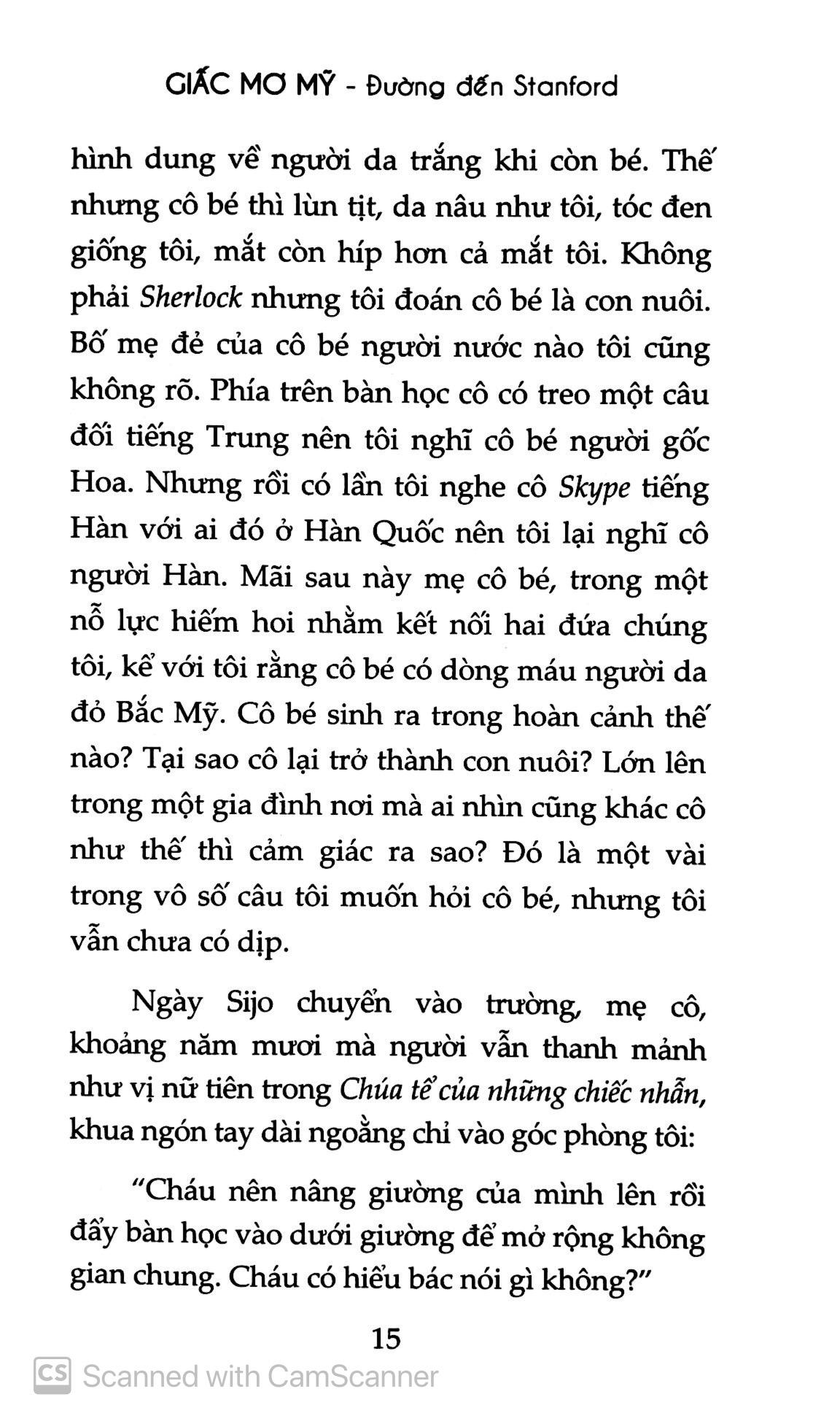 Sách Giấc Mơ Mỹ - Đường Đến Stanford (Bản Thông Thường)