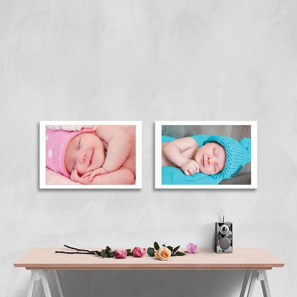 Bộ 2 Tranh Trẻ Em Dễ Thương Canvas W1174