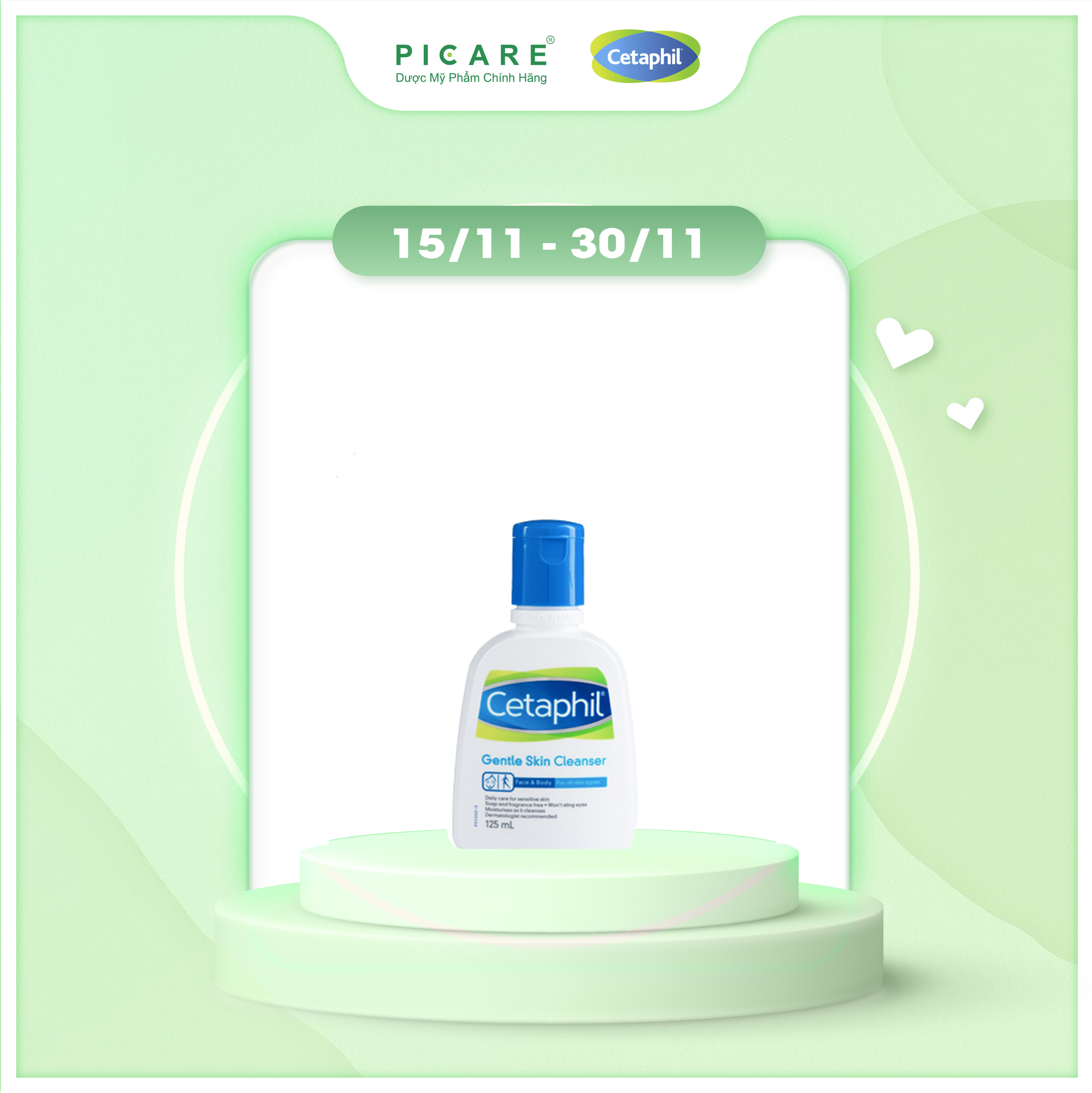 Sữa Rửa Mặt Cetaphil Gentle Skin Cleanser (125ml)