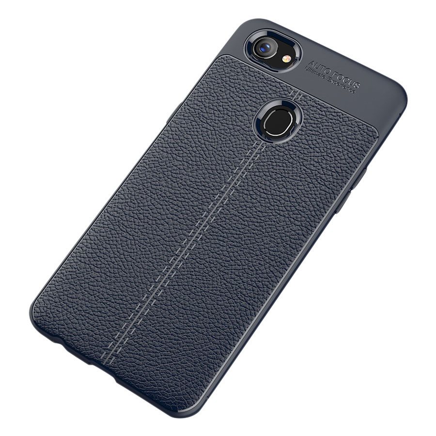 Ốp Lưng Dẻo Giả Da Chống Sốc Dành Cho Oppo F7
