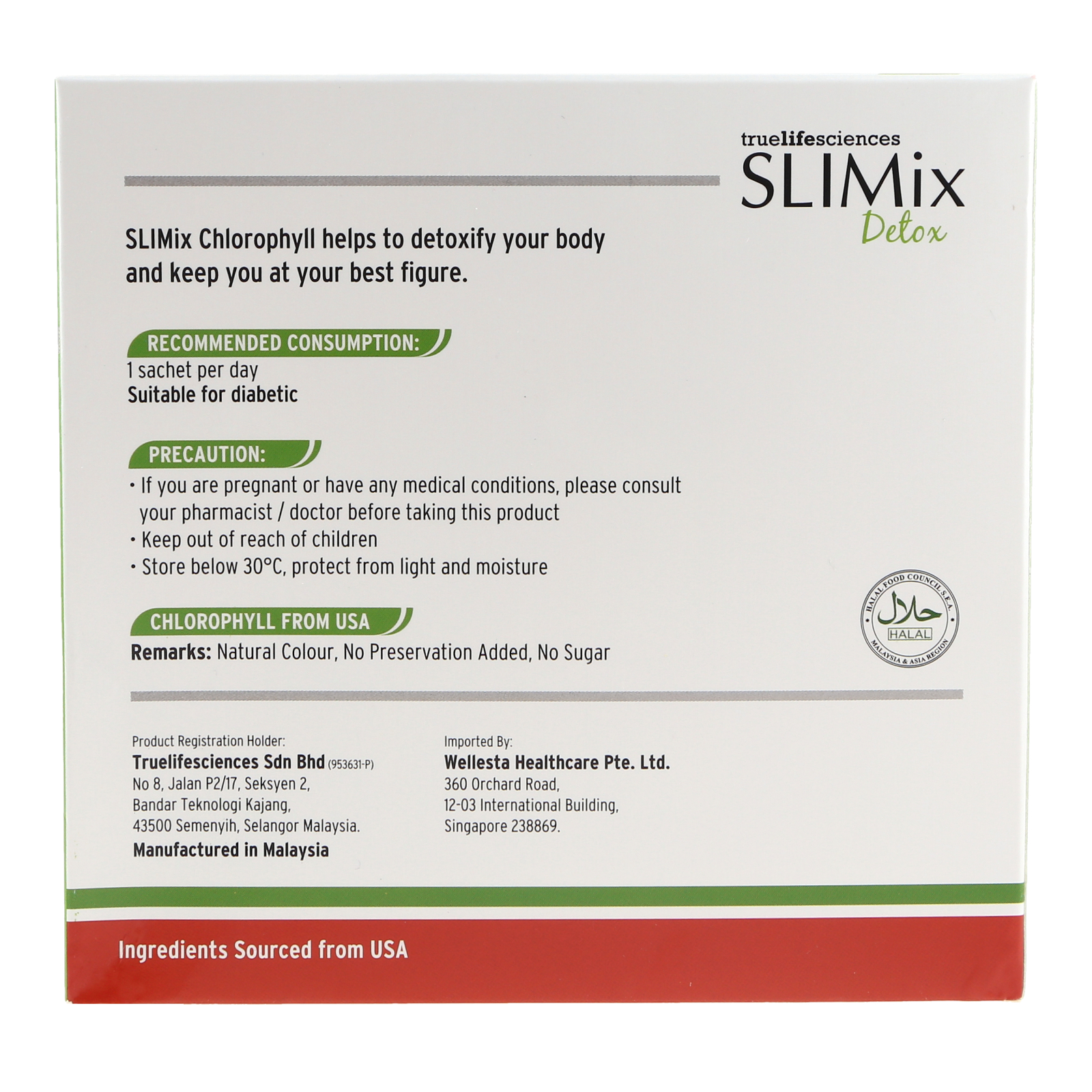 Thức uống Truelifesciences SLIMix Detox hoàn toàn tự nhiên giúp thanh nhiệt, giảm cân và giải độc cơ thể (Hộp 10 gói x 10g)