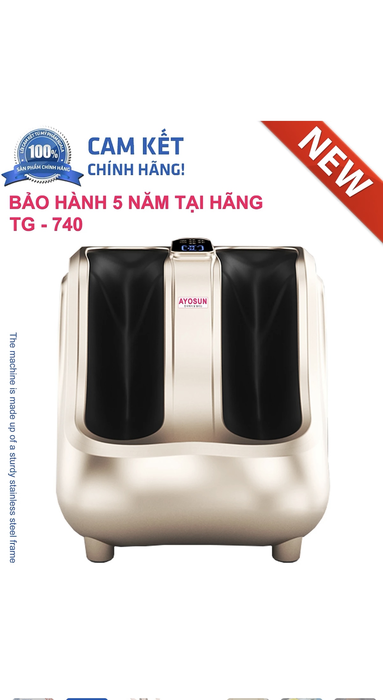 Máy massager chân  5D cao cấp