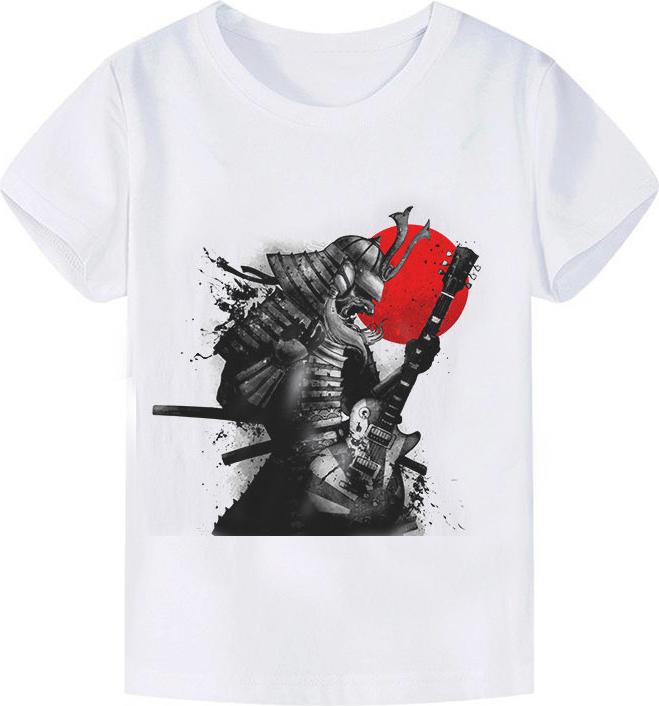 Áo phông Samurai chơi Guitar áo unisex cực chất
