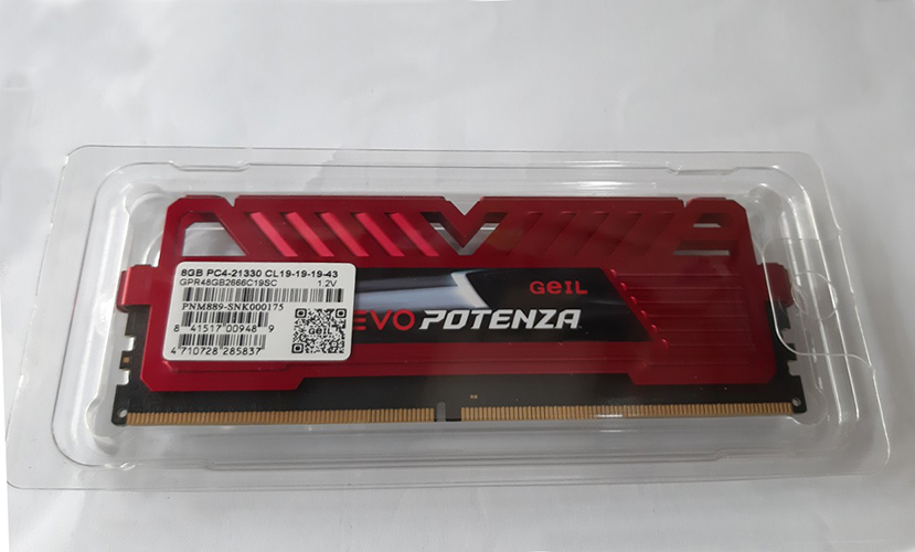 Bộ nhớ Ram Geil Evo Potenza 8GB DDR4 2666 (GPB48GB2666C16ASC) - Hàng Chính Hãng