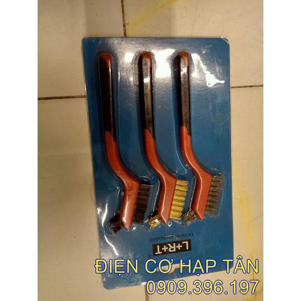 Bộ 3 bàn chải sắt - chà rỉ sét, đánh bóng
