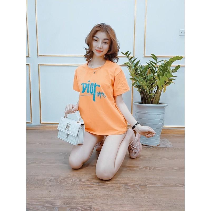 - ÁO THUN NỮ IN CHỮ - 100% COTTON ĐẸP MÁT- ÁO THUN NỮ, ÁO PHÔNG NỮ, ÁO THUN HÈ, ÁO CỔ TIM, ÁO THUN TRƠN
