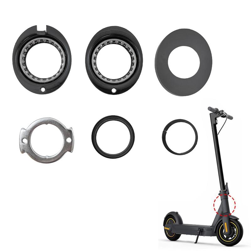 Front Front Tube mang Bowl Bowl Bowling Vòng lái Bộ điều khiển cho Xiaomi Mijia M365/M365 Pro Scooter mang bộ dụng cụ sửa chữa Bộ dụng cụ: Đen
