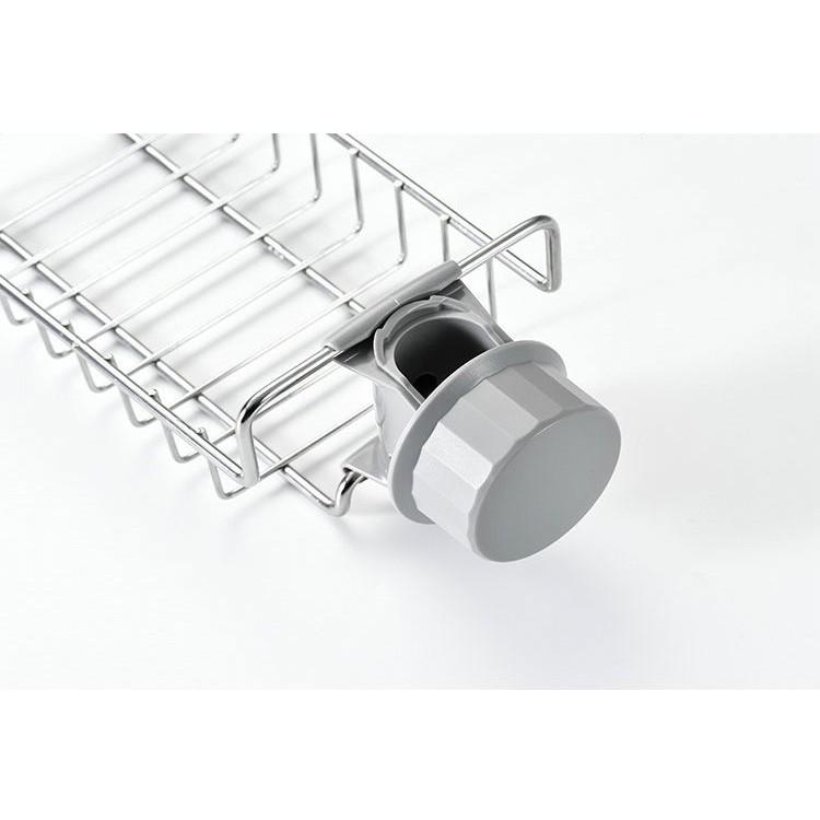 Giỏ inox treo vòi nước để đồ rửa bát, giá để đồ rửa chén bát