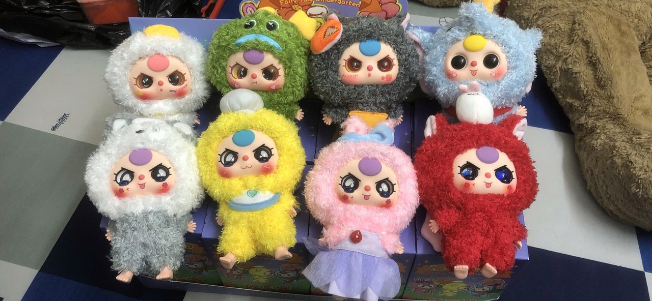Tổng hợp bộ sưu tập BLind box baby three, kim mon, manchao, thỏ thị trấn migo baby three 12 con giáp, animal dễ thương (MẪU MÀU NGẪU NHIÊN)