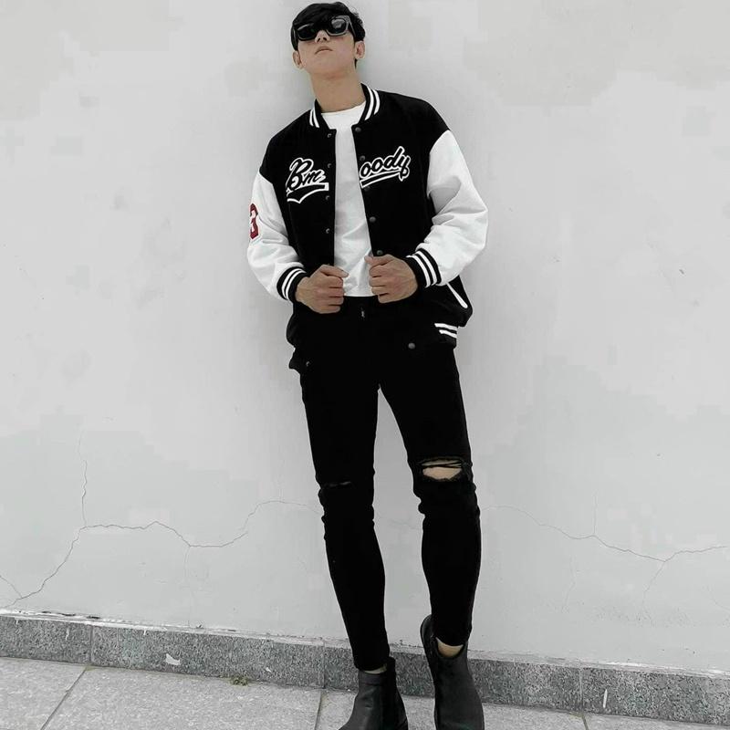 Áo bomber nữ nam unisex khoác gió jacket dù 2 lớp cúc bấm form rộng local brand ulzzang phong cách hàn quốc đep BMOODY