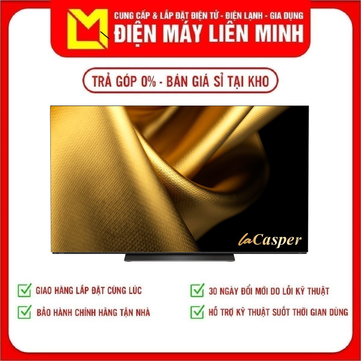 GOOGLE TV OLED LACASPER 4K 65INCH 65CGS810 - HÀNG CHÍNH HÃNG (CHỈ GIAO HCM)