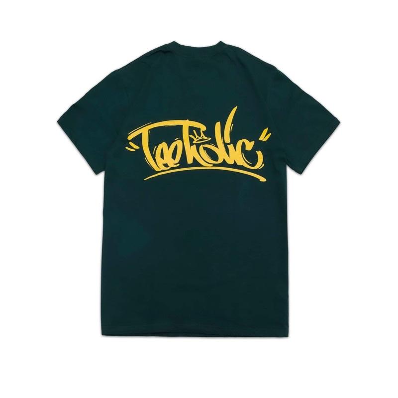 Áo Thun Unisex Signature TeeHolic Màu Xanh Ve Chai
