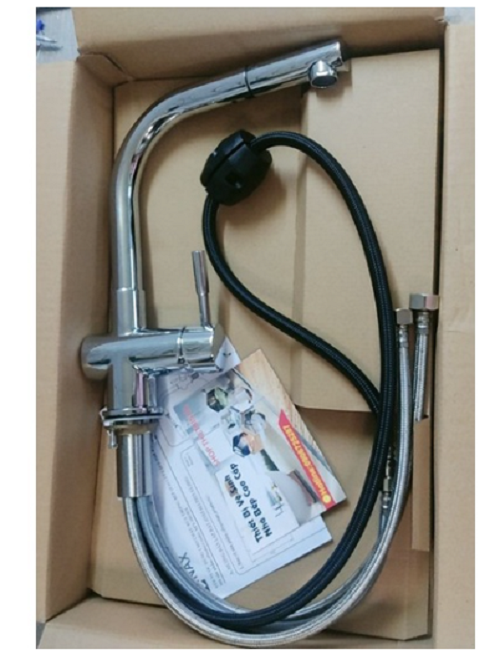 Vòi Rửa Bát Inax SFV-1013SX Nóng Lạnh rút dây cao cấp - Hàng chính hãng