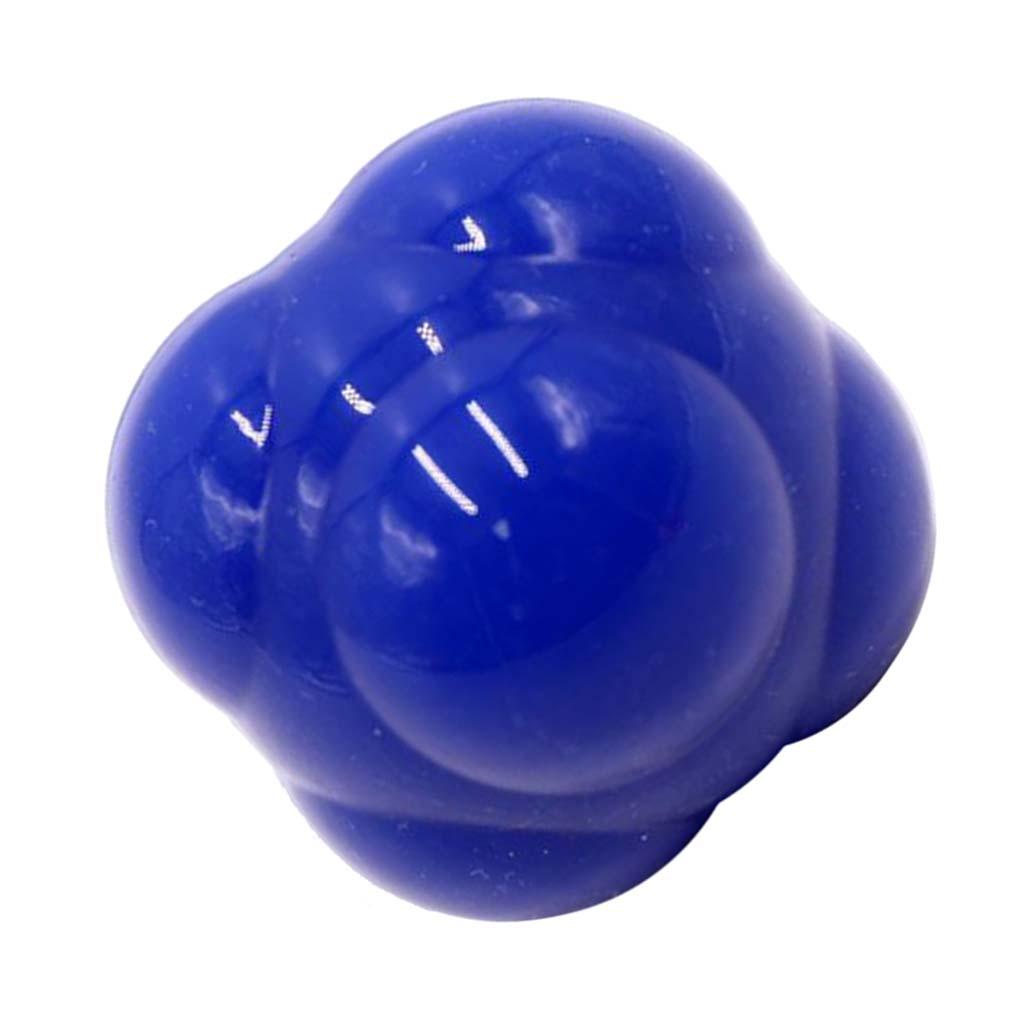 Training Balls Hexagon Reaction Ball Fitness Massage Ball Dark Blue