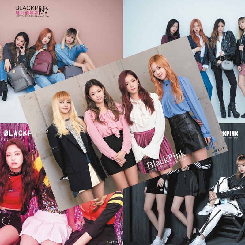 Poster Blackpink 8 tấm A3