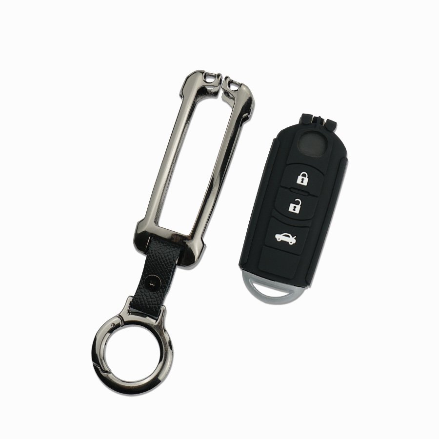 Ốp chìa khóa mazda, 3, 2, 6, cx5, cx8 chất liệu metal cao cấp, bảo vệ smartkey tuyệt đối, kiểu dáng sang trọng và hiện đại