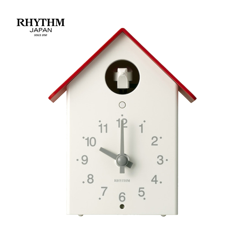 Đồng hồ Cuckoo Rhythm 4RH797SR01, kích thước 18.5×14.6×10.7 cm/480g. Dùng Pin