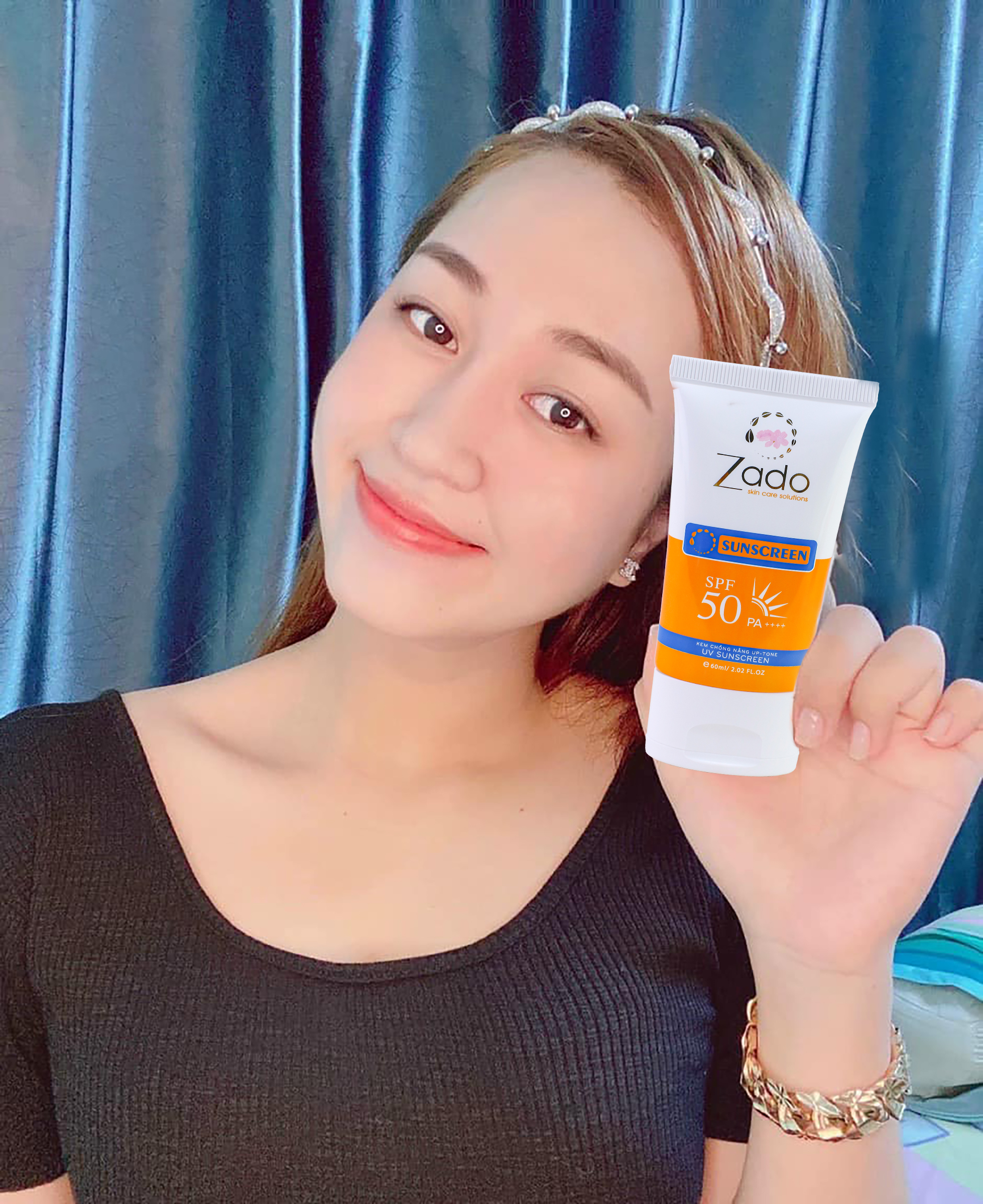 KEM CHỐNG NẮNG ZADO UP-TONE UV SUNSCREEN SPF50+/PA++++ BẬT TONE TRẮNG SÁNG