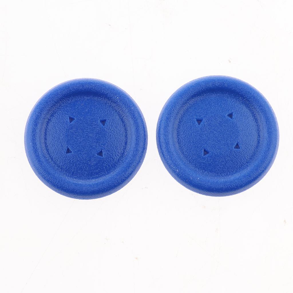 2Pcs ABS Buttons Joystick Thumbstick Caps D-Pad For Controller Blue