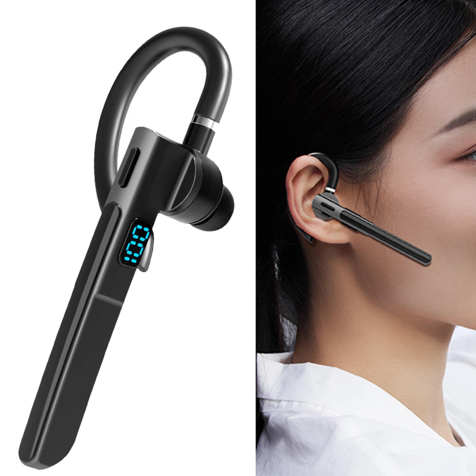 Single Ear Hook Earpiece Lightweight Durable for Hiking Bicycling Workout