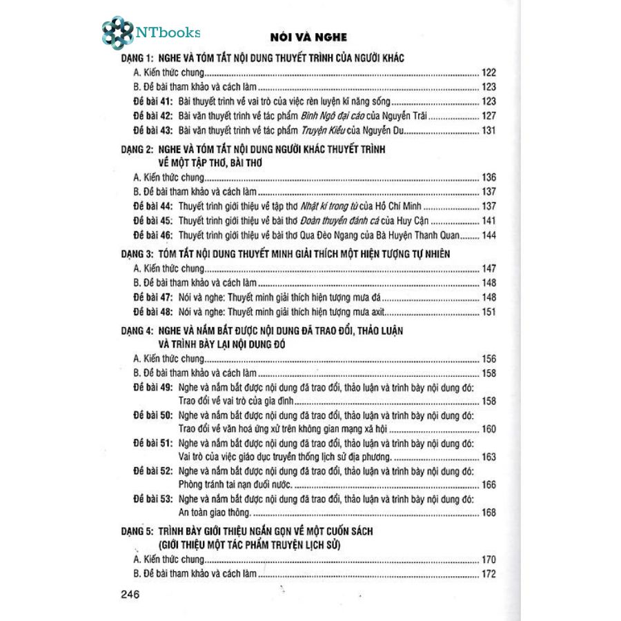 Sách Hướng Dẫn Viết, Nói Và Nghe Các Dạng Văn Lớp 8 Tập 1 - Dùng Chung Cho Các Bộ SGK Hiện Hành