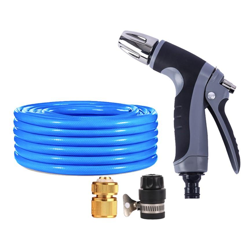 Bộ dây và vòi xịt tăng áp rửa xe tưới cây 10M  206817