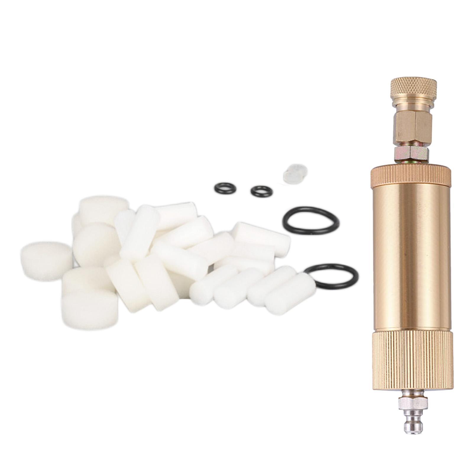Oil Water Separator with 8mm & M10 Thread Water-Oil Separator for Hand Pump Air Filter