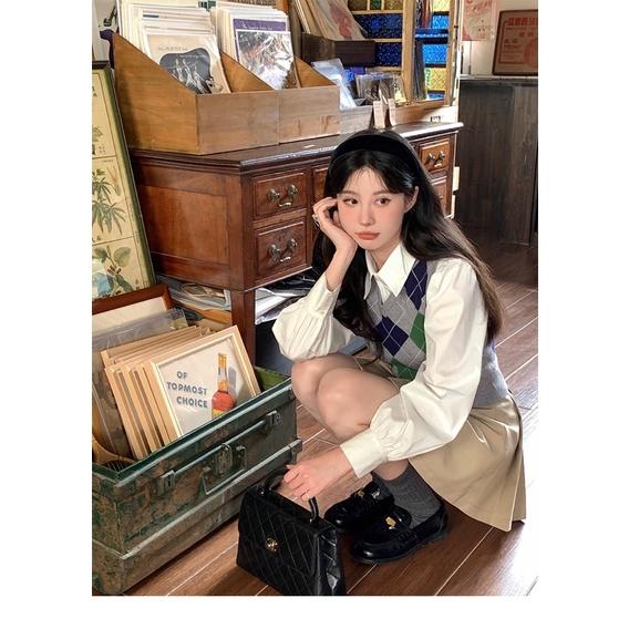 Áo sơ mi tay bồng Hàn Quốc