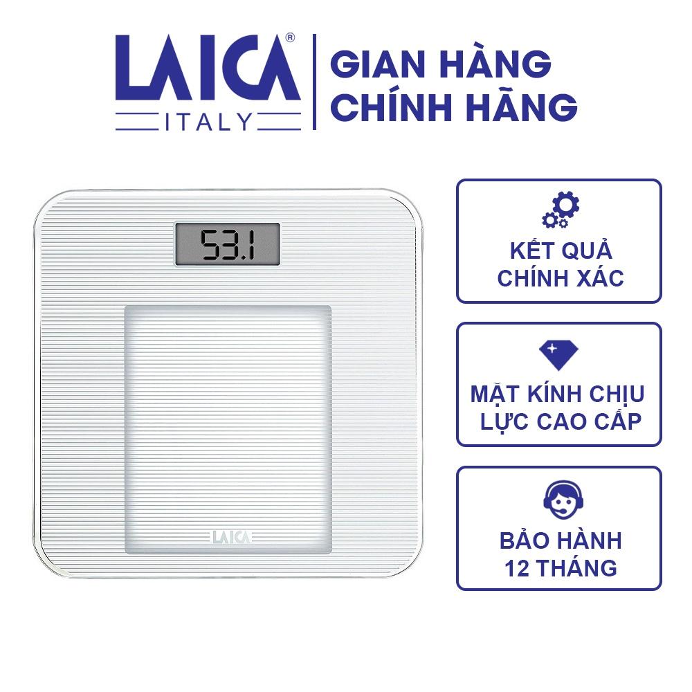 Cân điện tử Laica PS1036 - Cân sức khỏe mặt kính dày 8mm