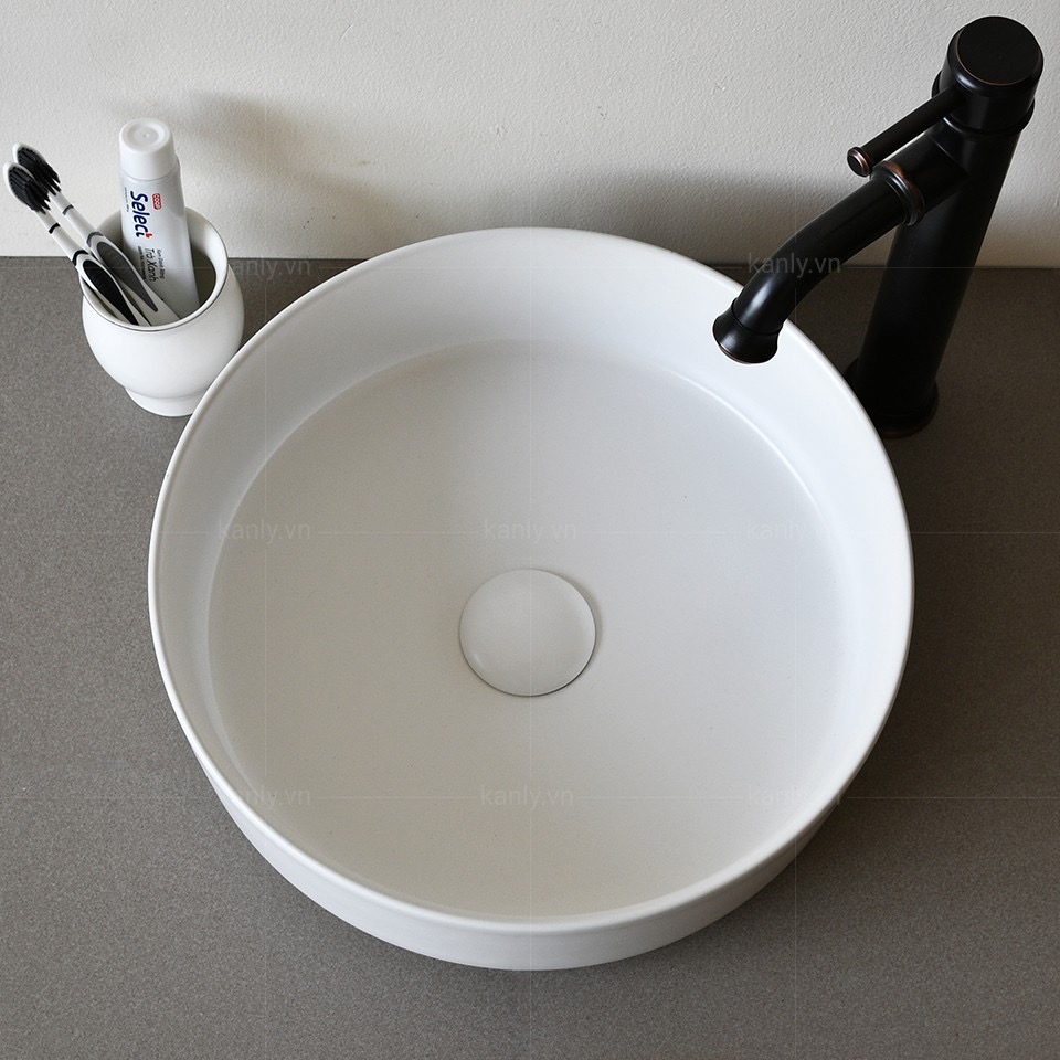 Lavabo đặt bàn - chậu rửa mặt - Lavabo đặt bàn cổ điển- Lavabo sứ